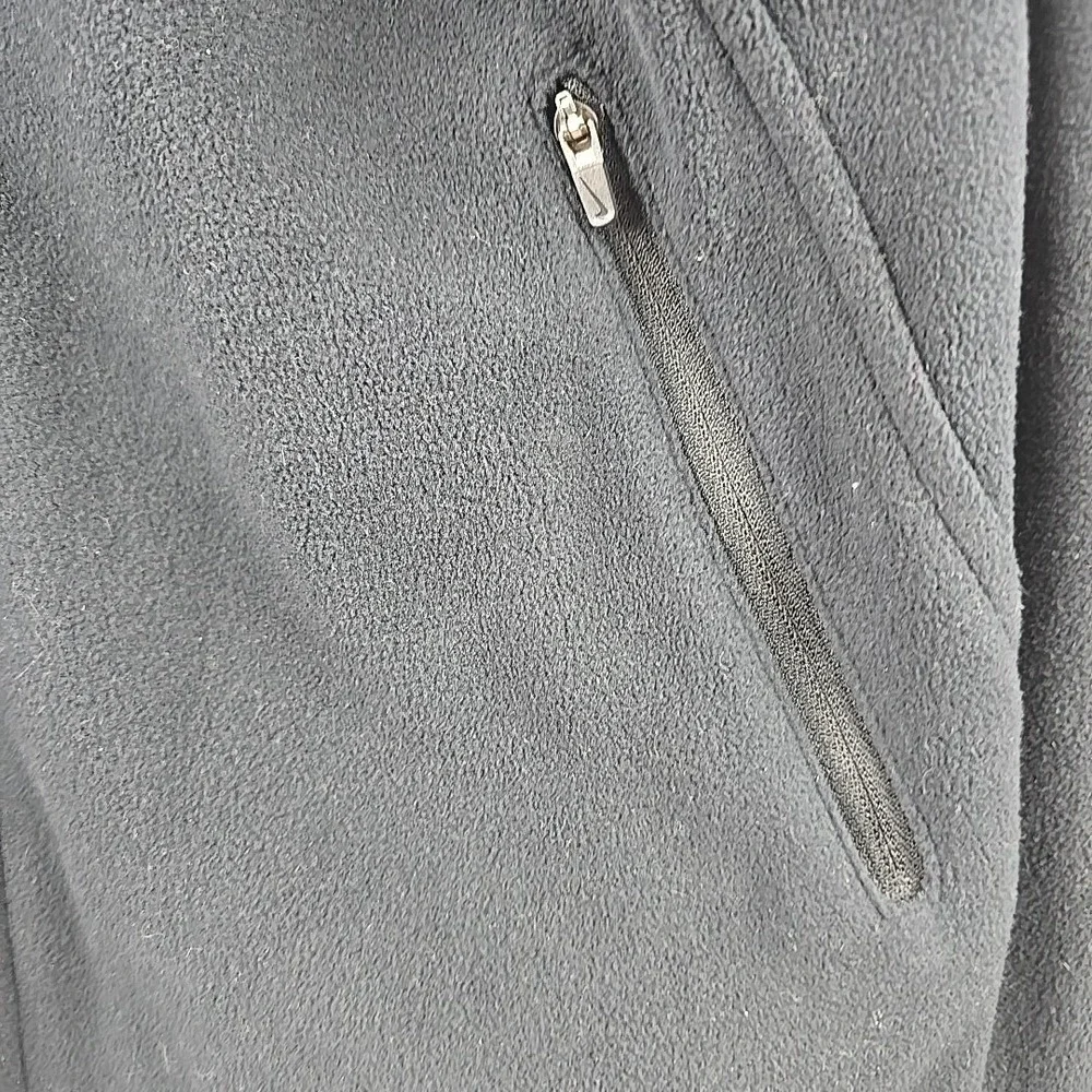 Nike New York Yankees Fleece Jacket Women's‎ Size Medium Black Full Zip Logo - Picture 5 of 12